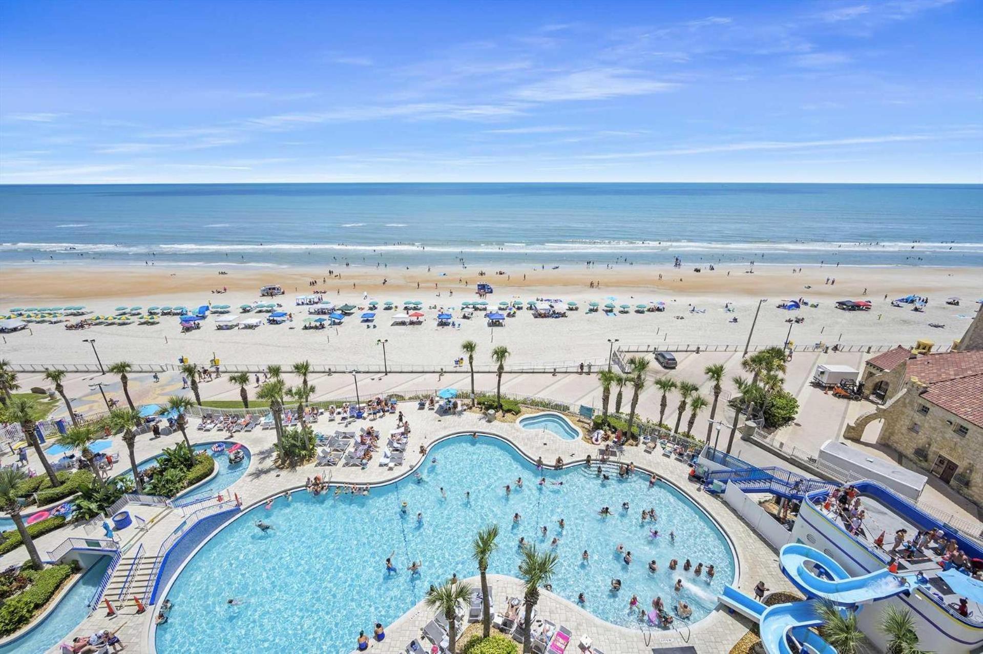 Luxury 8Th Floor 2 Bedroom Condo Direct Oceanfront Wyndham Ocean Walk Resort Daytona Beach | 801 Extérieur photo