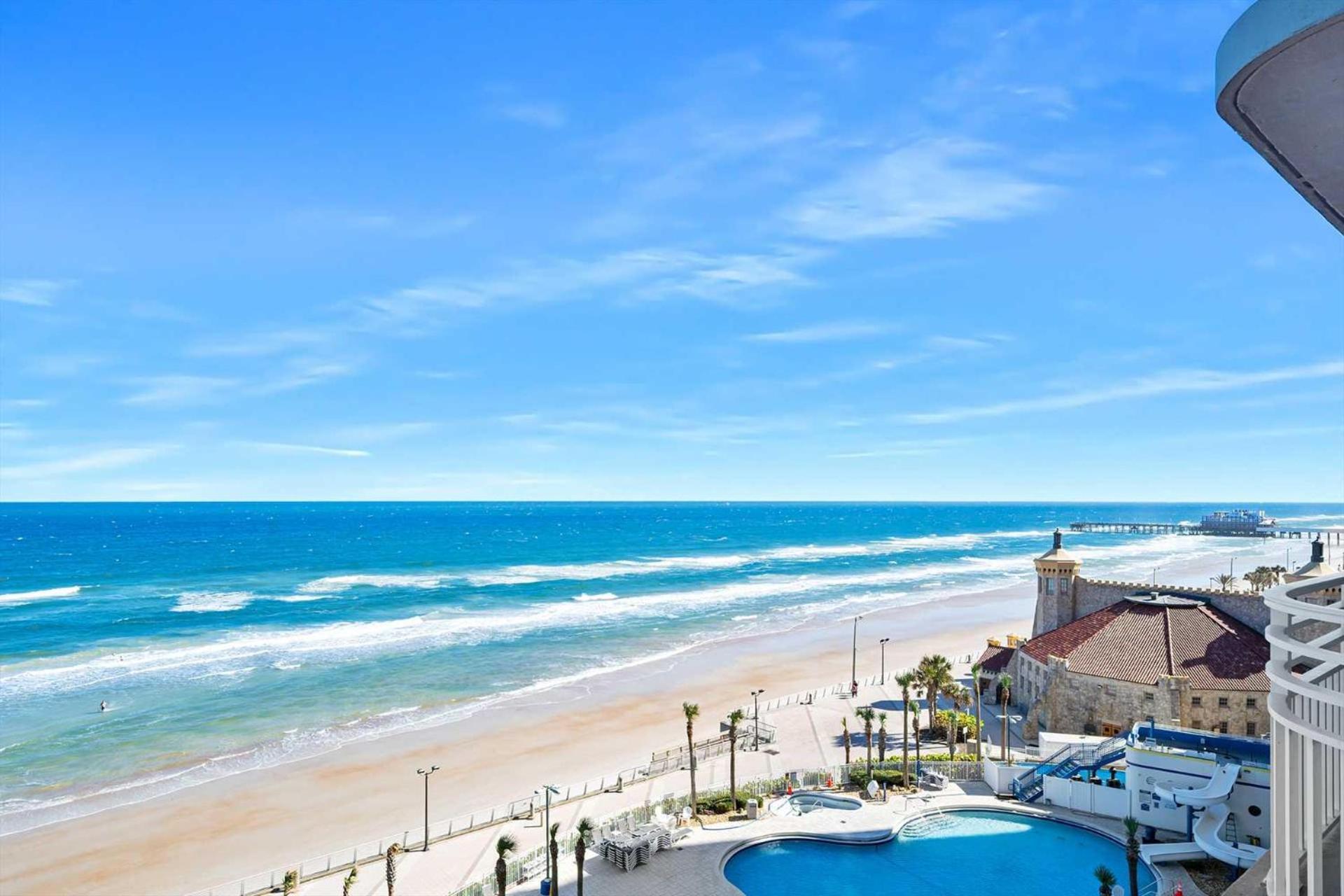 Luxury 8Th Floor 2 Bedroom Condo Direct Oceanfront Wyndham Ocean Walk Resort Daytona Beach | 801 Extérieur photo